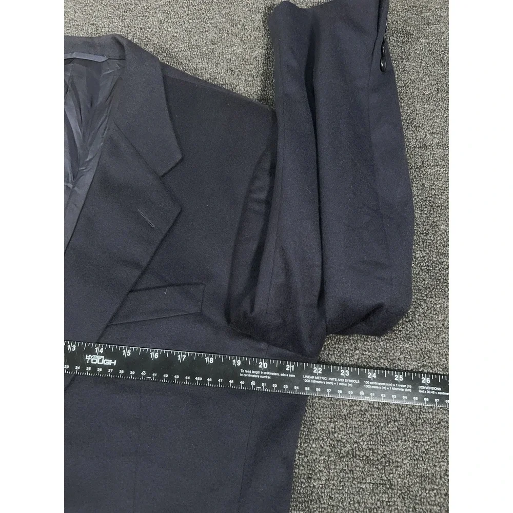 Hickey Freeman Blazer Jacket Men's 40R Blue Loro Piana 100% Cashmere Modern